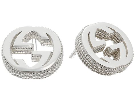 gucci earrings on ear|gucci earrings interlocking.